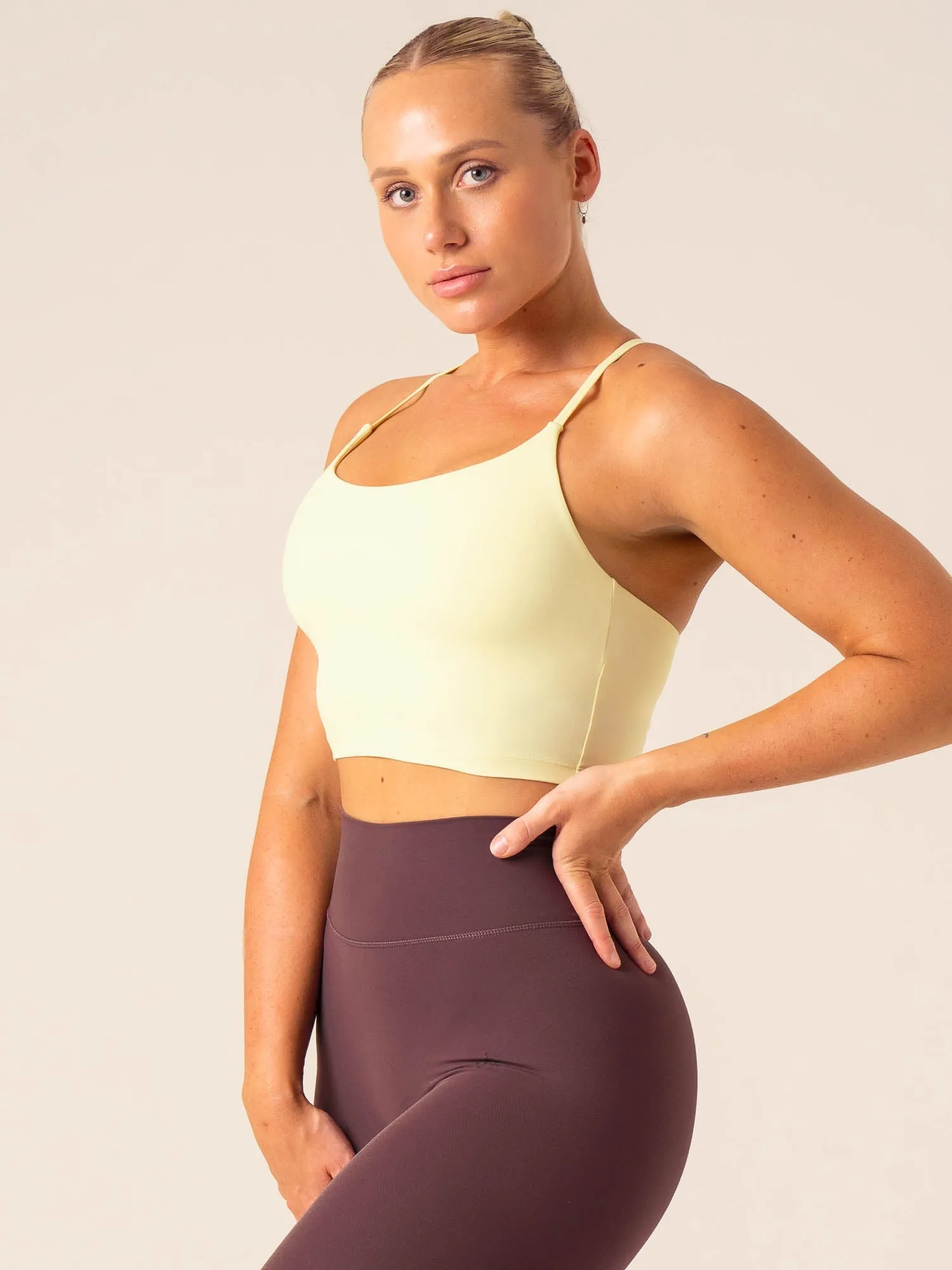 NKD Embody Tank Bra - Lemon sold by Ryderwear product image thumbnail 5