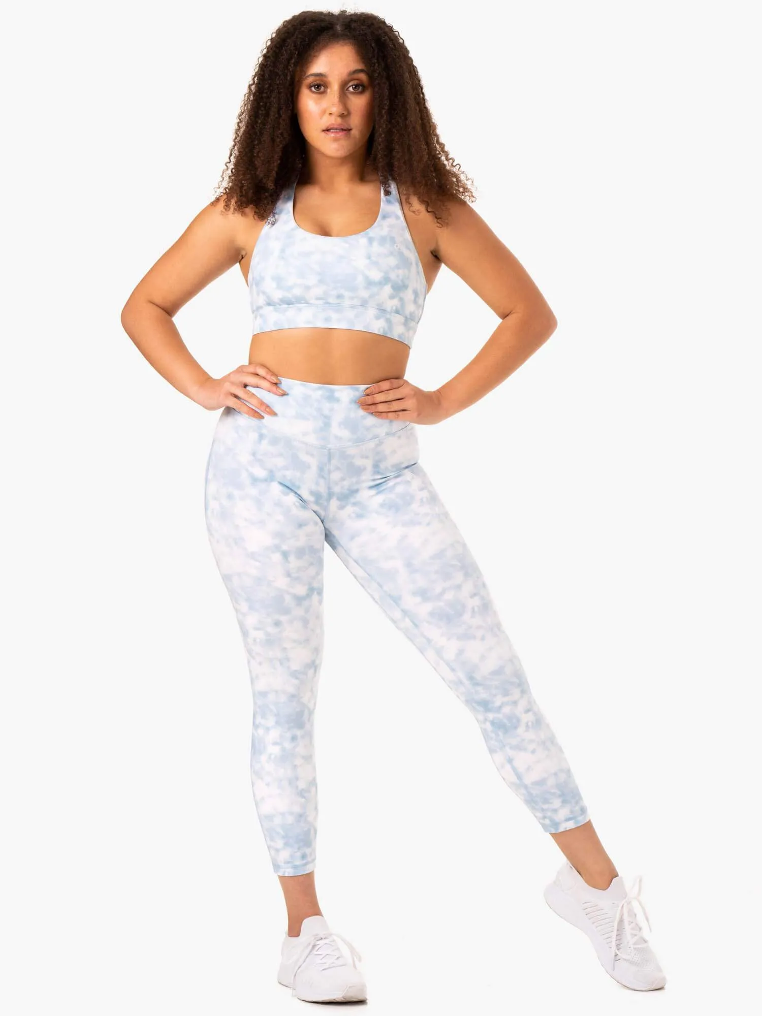 Tie Dye Sports Bra - Steel Blue Tie Dye sold by Ryderwear product image thumbnail 5