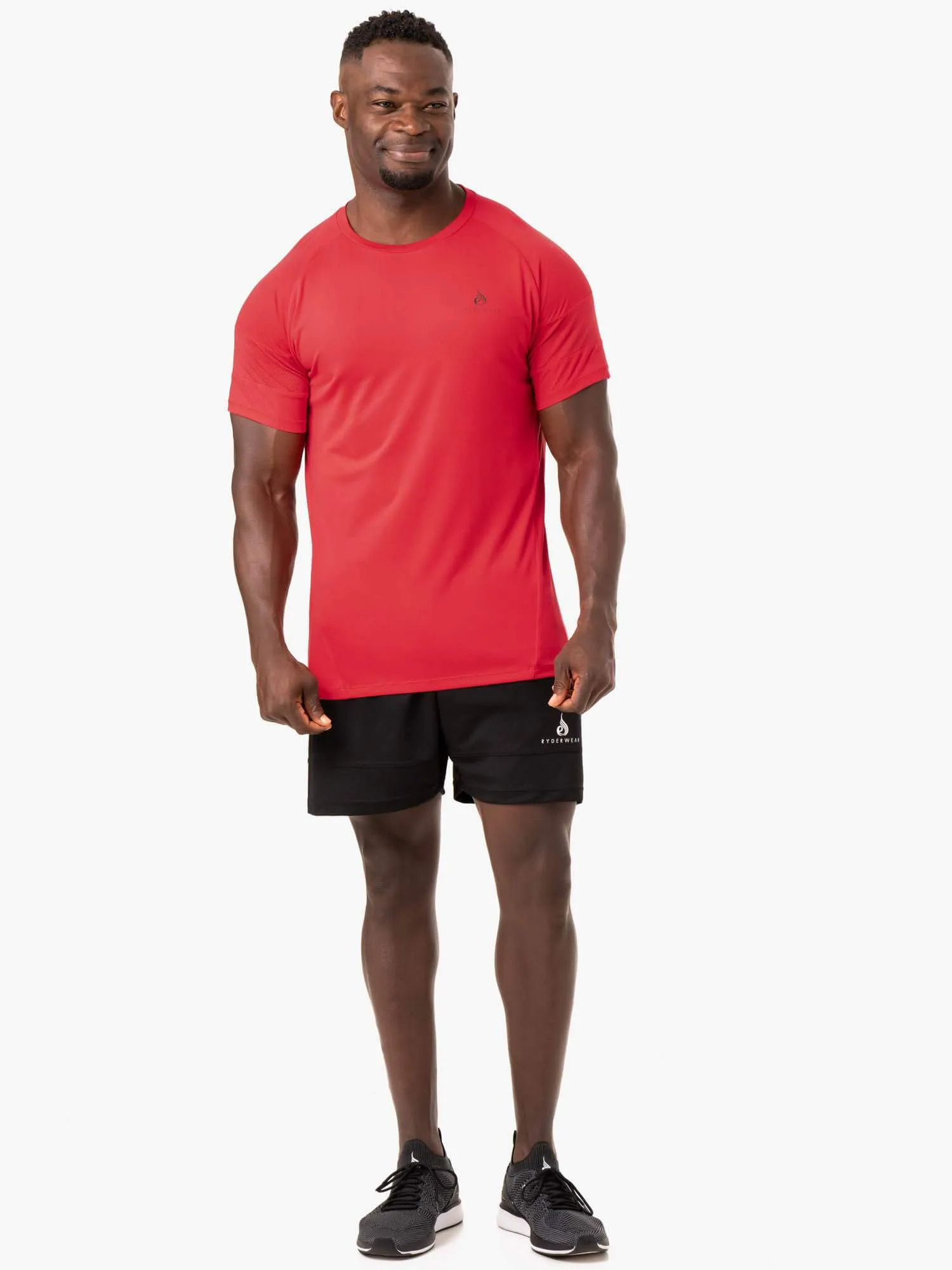 Action Mesh T-Shirt - Red sold by Ryderwear product image thumbnail 5