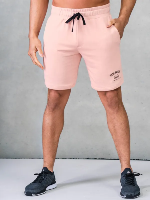 Legacy Track Shorts - Faded Pink made by Ryderwear