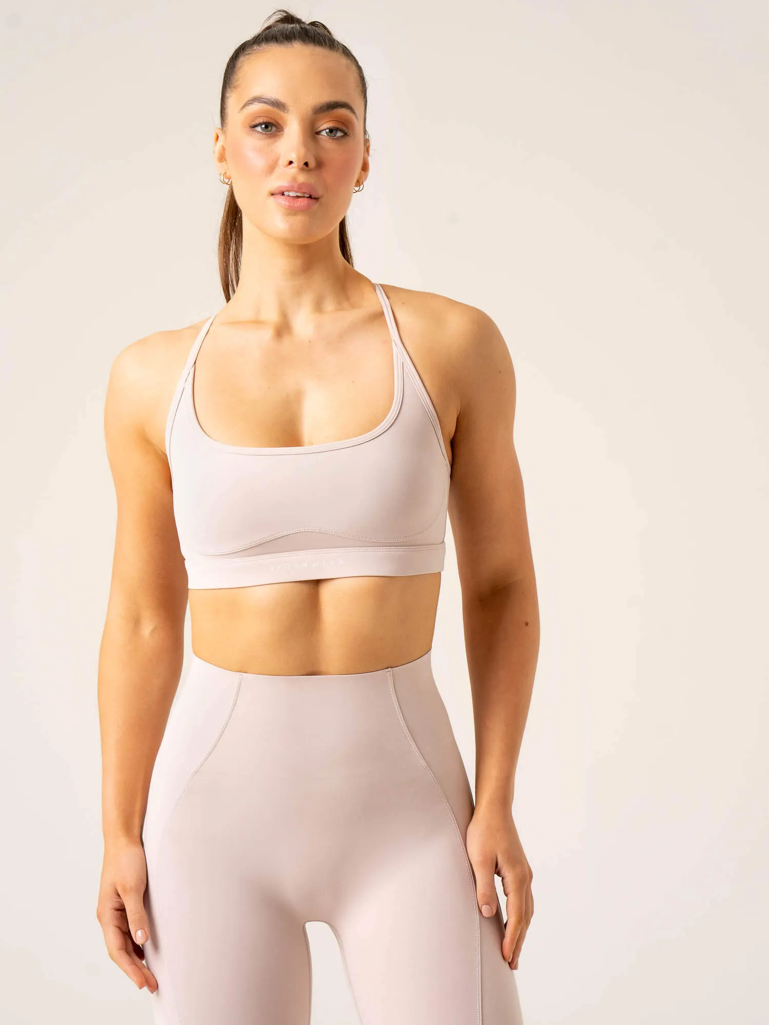 Stride Sports Bra - Chalk sold by Ryderwear