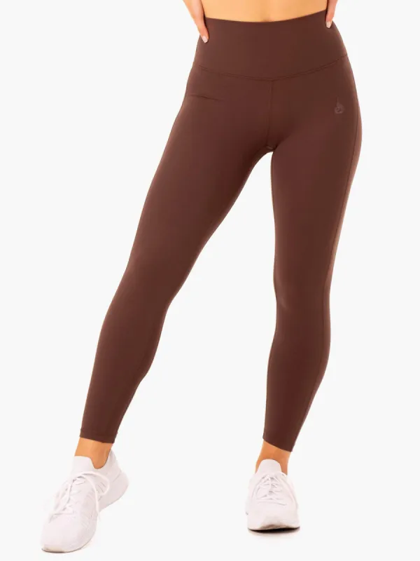 NKD Align Leggings - Chocolate sold by Ryderwear