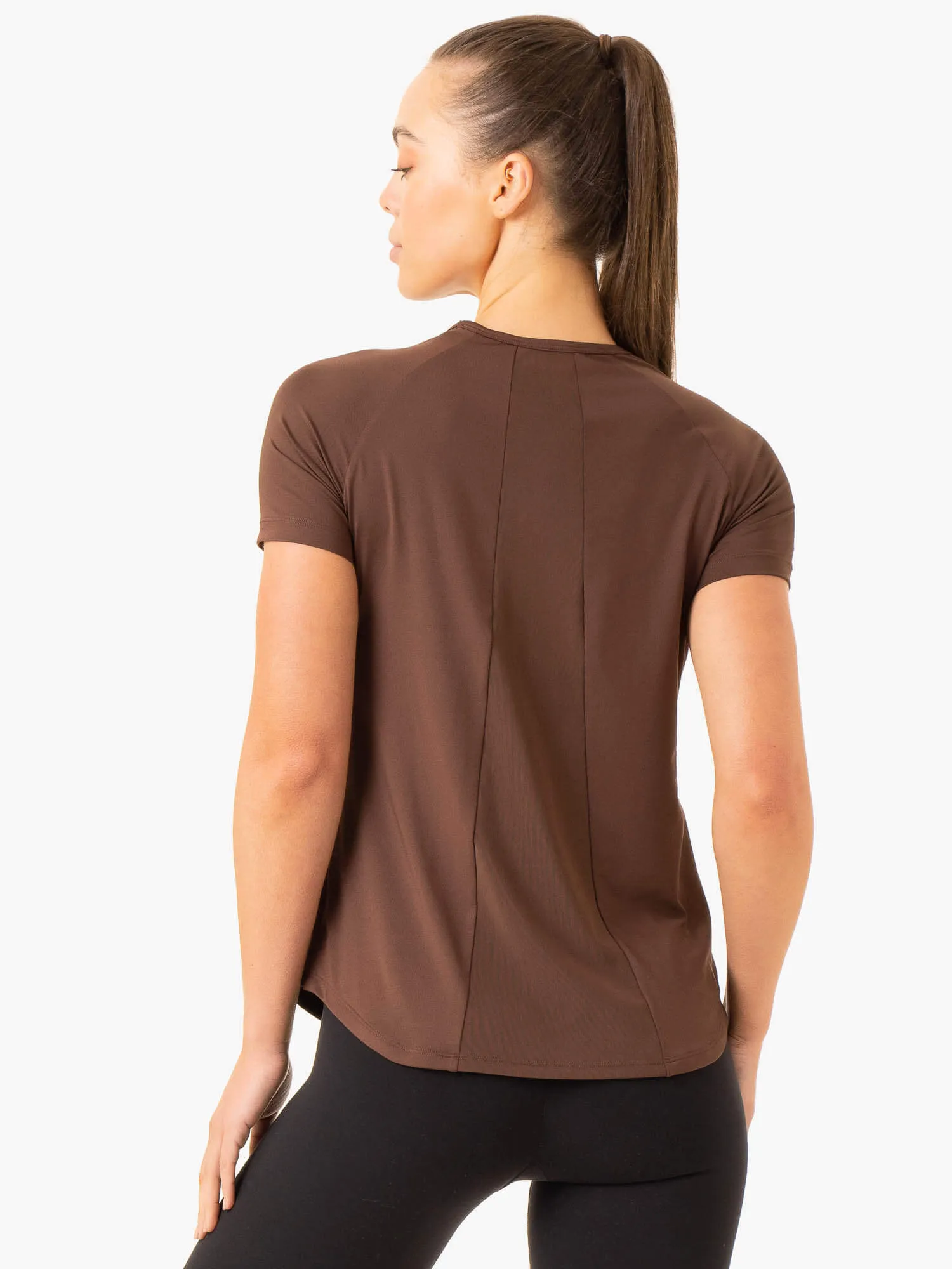 Level Up Training T-Shirt - Chocolate sold by Ryderwear product image thumbnail 2