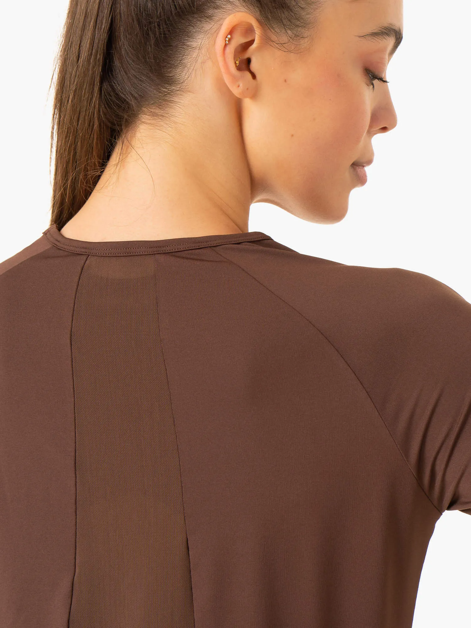 Level Up Training T-Shirt - Chocolate sold by Ryderwear product image thumbnail 4