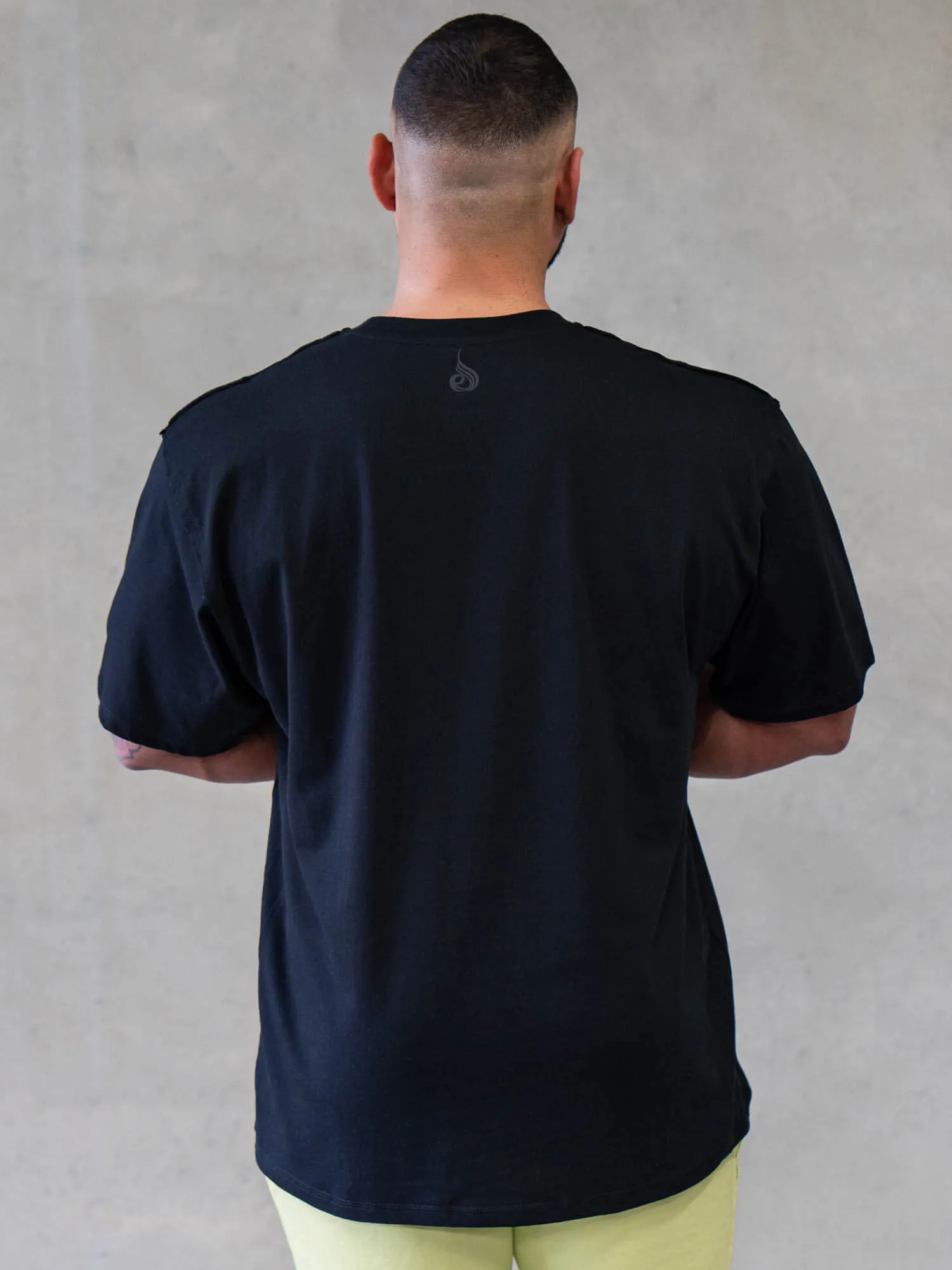 Force Oversized T-Shirt - Black sold by Ryderwear product image thumbnail 2