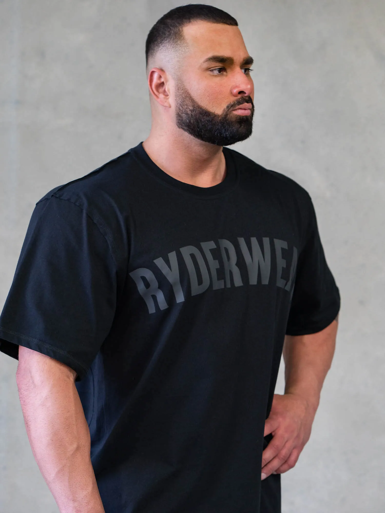 Force Oversized T-Shirt - Black sold by Ryderwear product image thumbnail 3