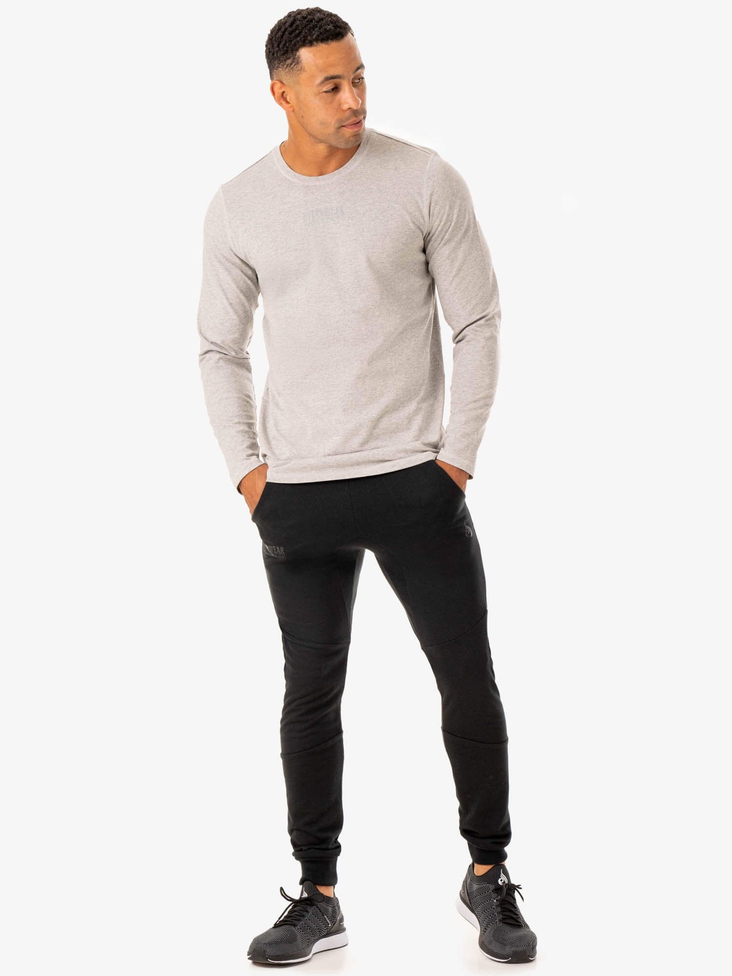 Limitless Long Sleeve T-Shirt - Grey Marl sold by Ryderwear product image thumbnail 4