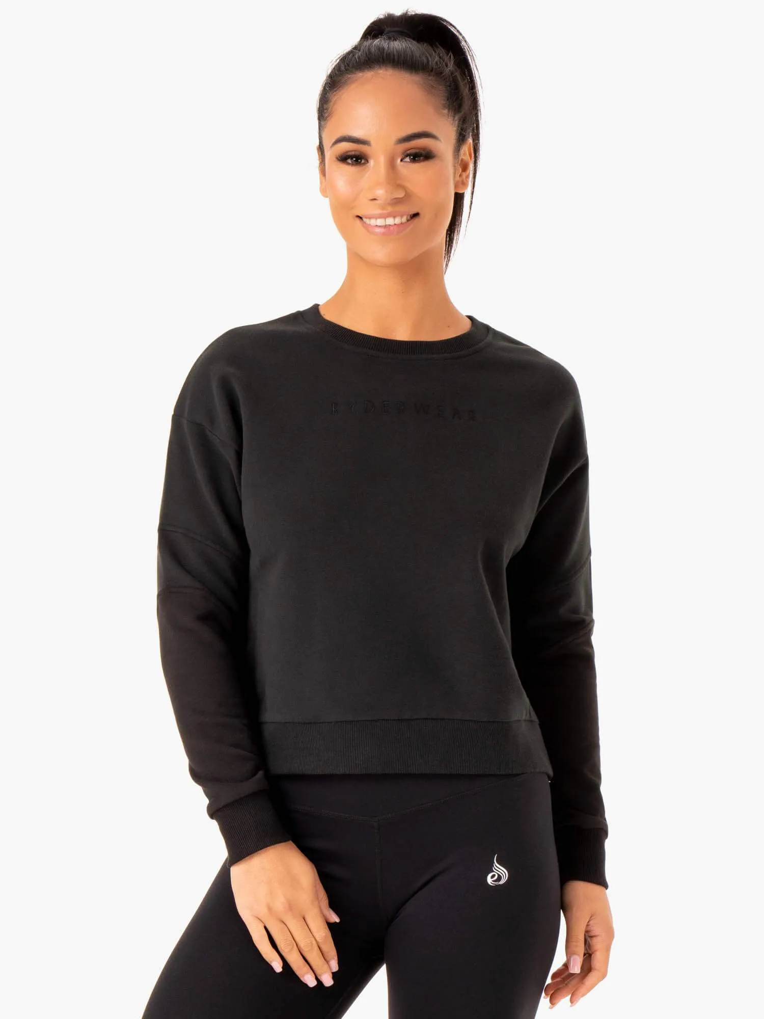 Hybrid Pullover Jumper - Black/Charcoal sold by Ryderwear product image thumbnail 3