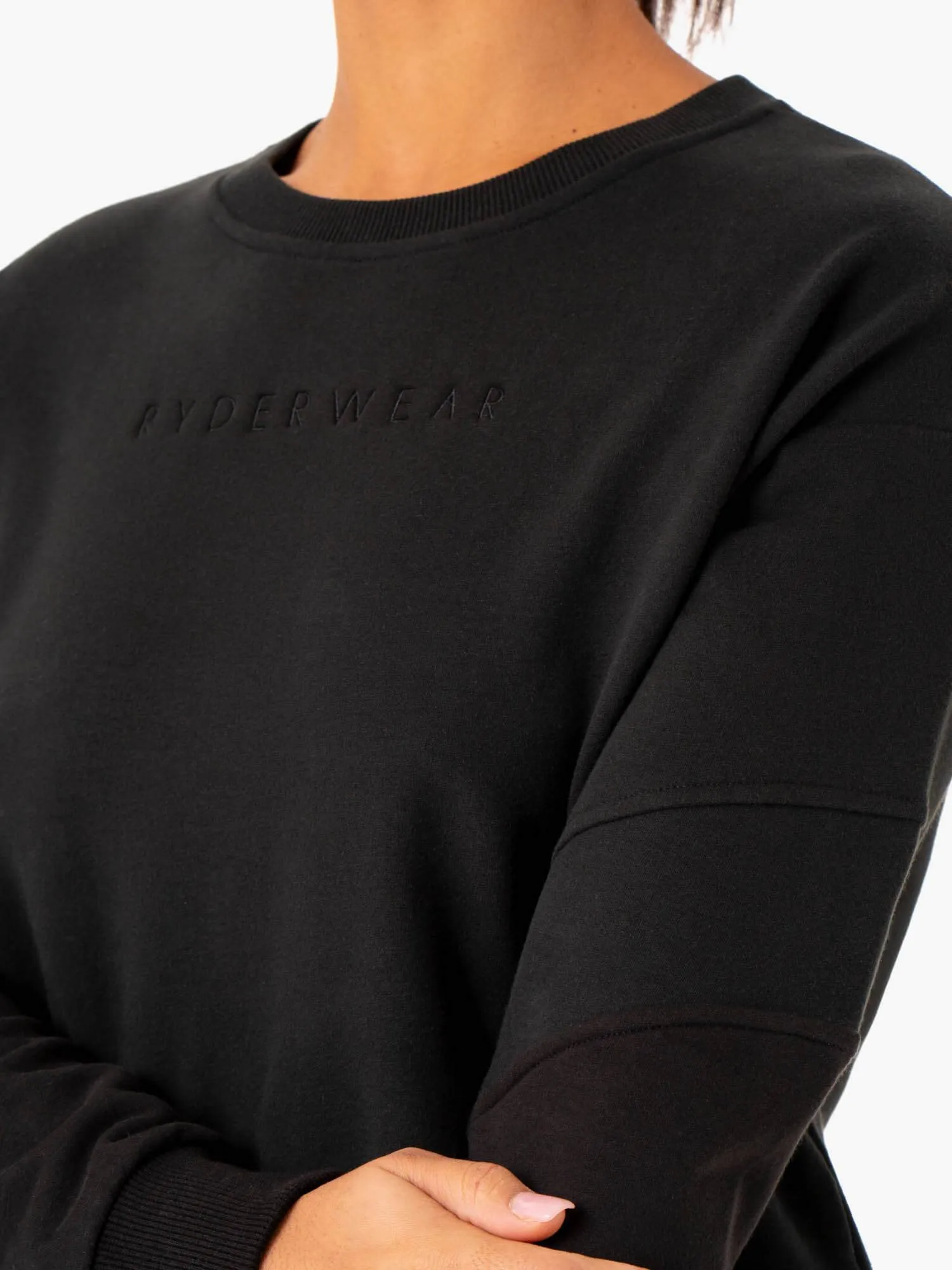 Hybrid Pullover Jumper - Black/Charcoal sold by Ryderwear product image thumbnail 4