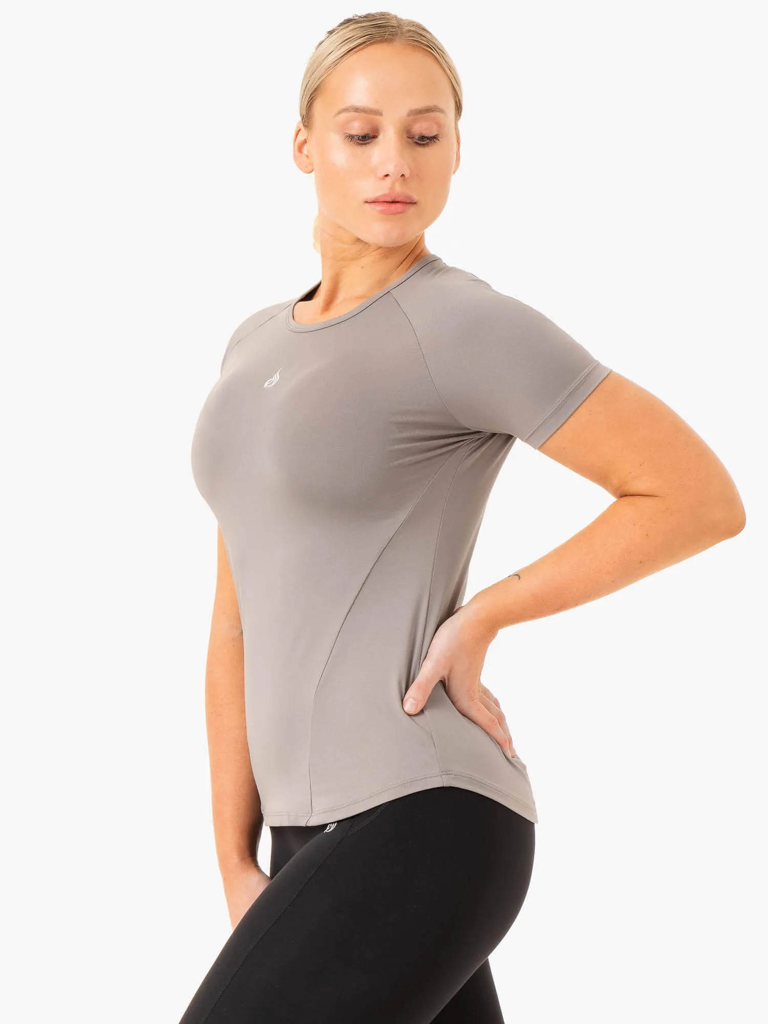 Level Up Training T-Shirt - Steel Grey sold by Ryderwear product image thumbnail 2