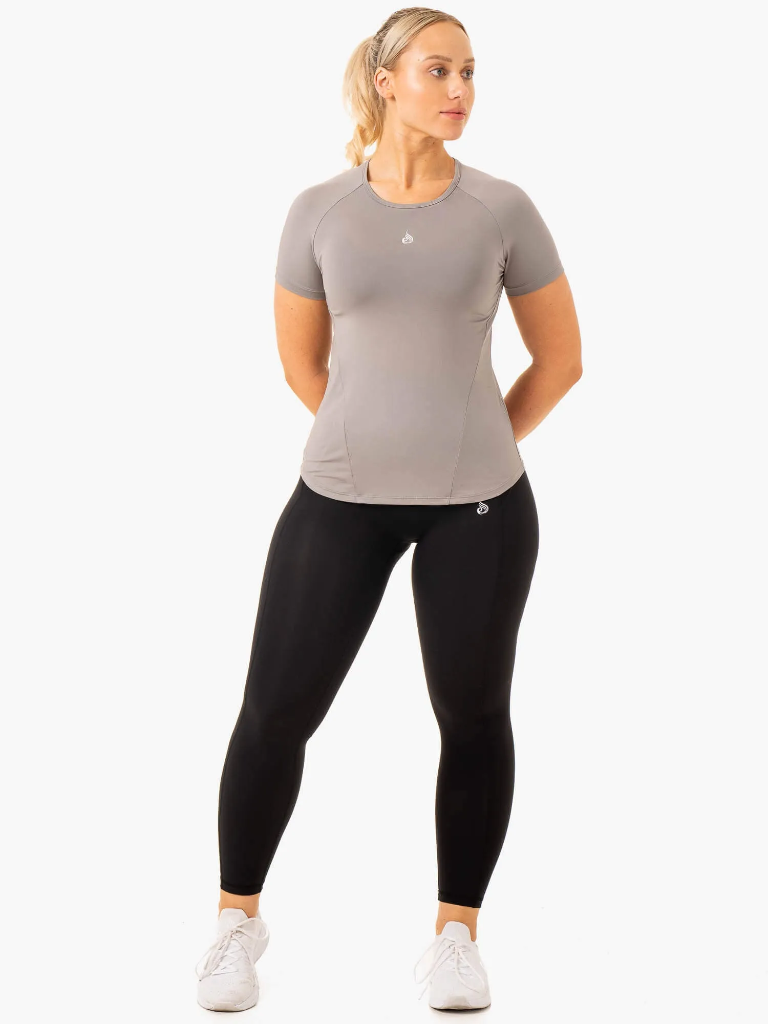 Level Up Training T-Shirt - Steel Grey sold by Ryderwear product image thumbnail 4