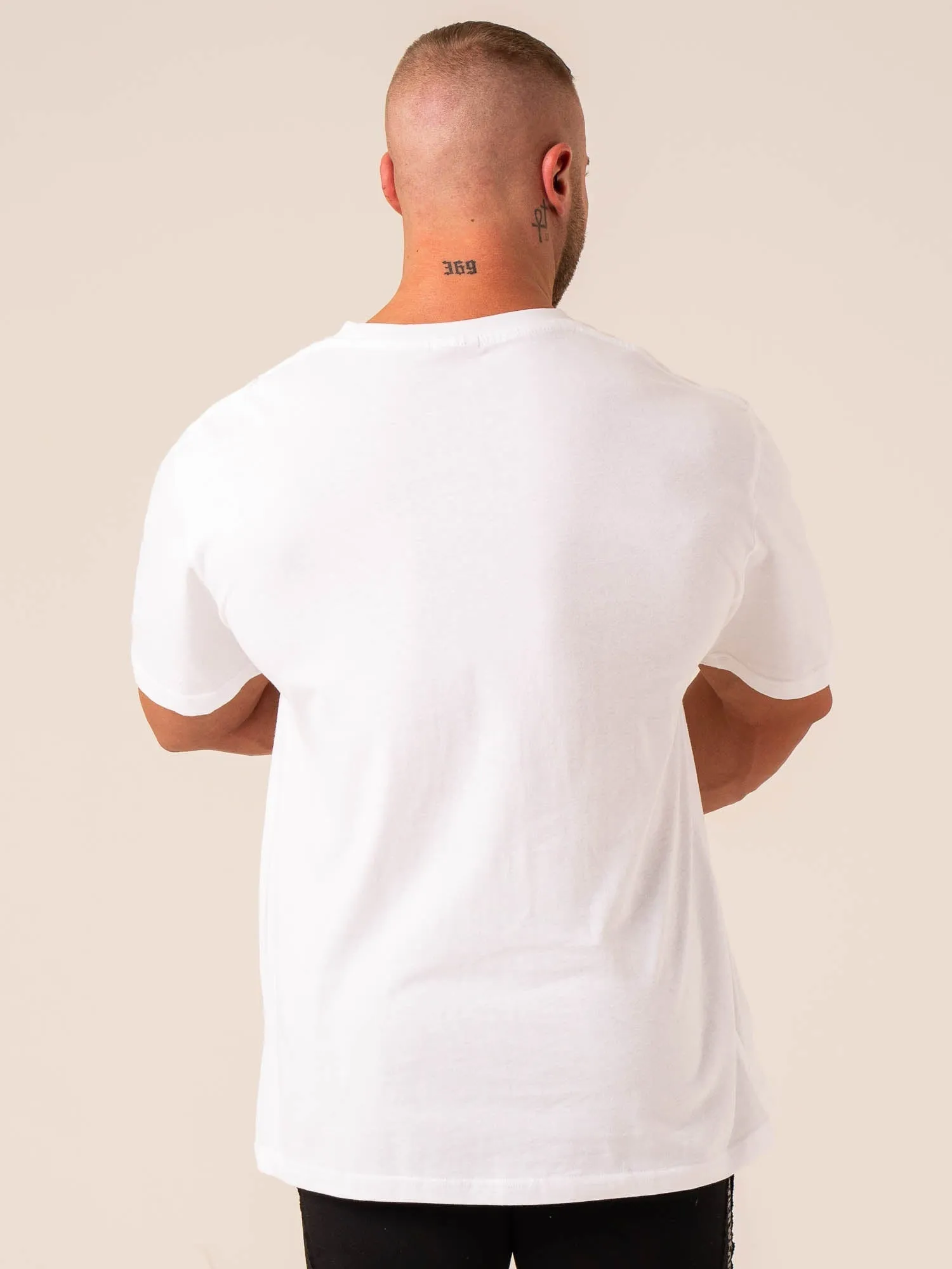 Varsity Oversized T-Shirt - White sold by Ryderwear product image thumbnail 3