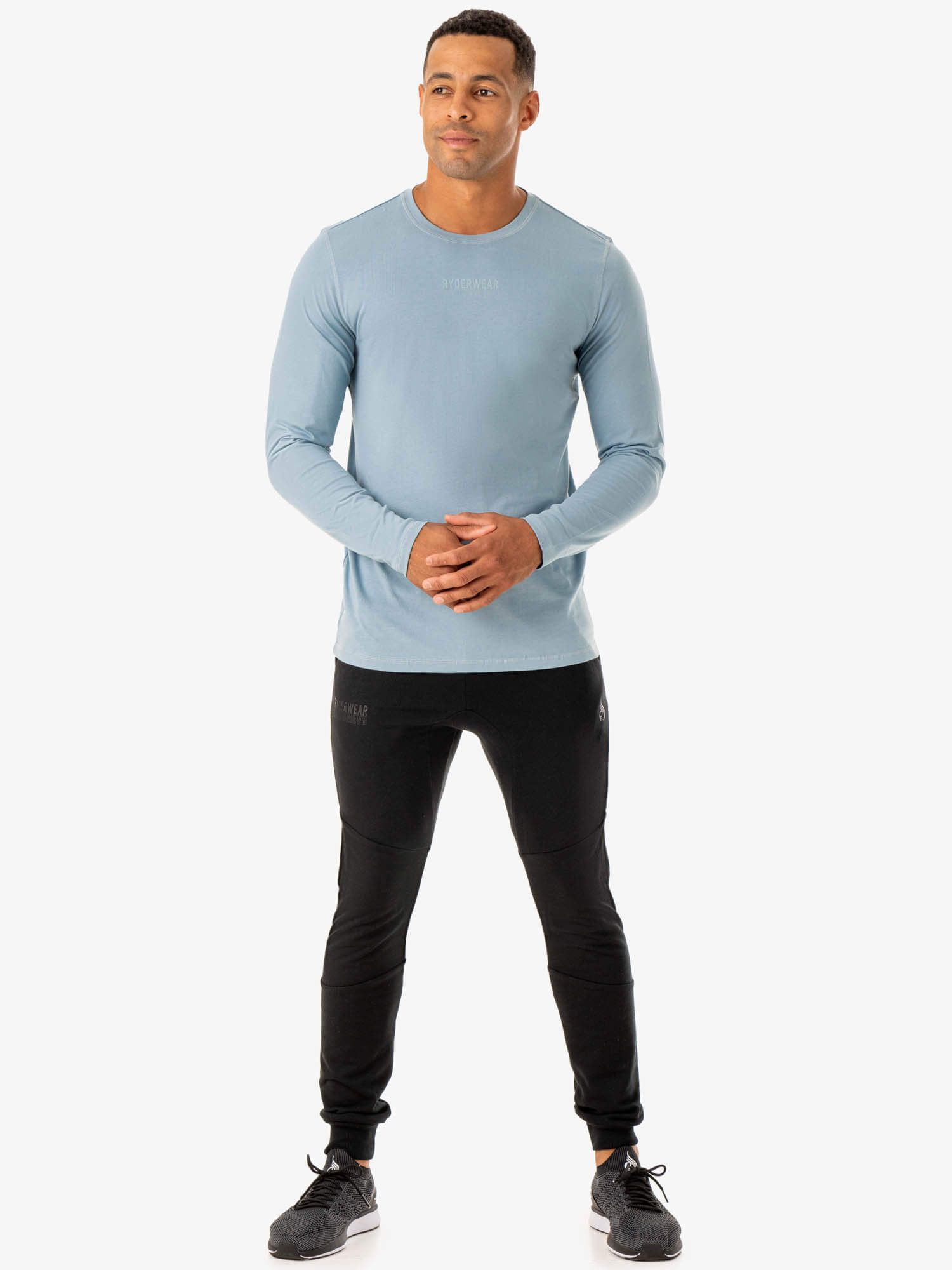 Limitless Long Sleeve T-Shirt - Ice Blue sold by Ryderwear product image thumbnail 4
