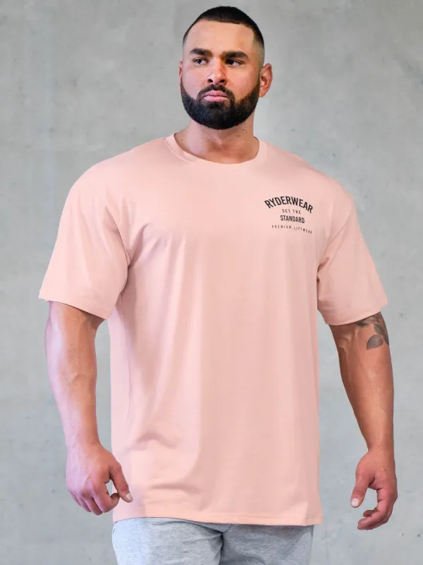 Legacy T-Shirt - Faded Pink sold by Ryderwear
