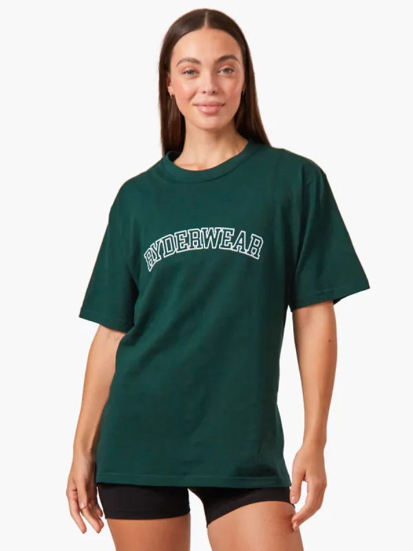 Oversized T-Shirt - Bottle Green sold by Ryderwear