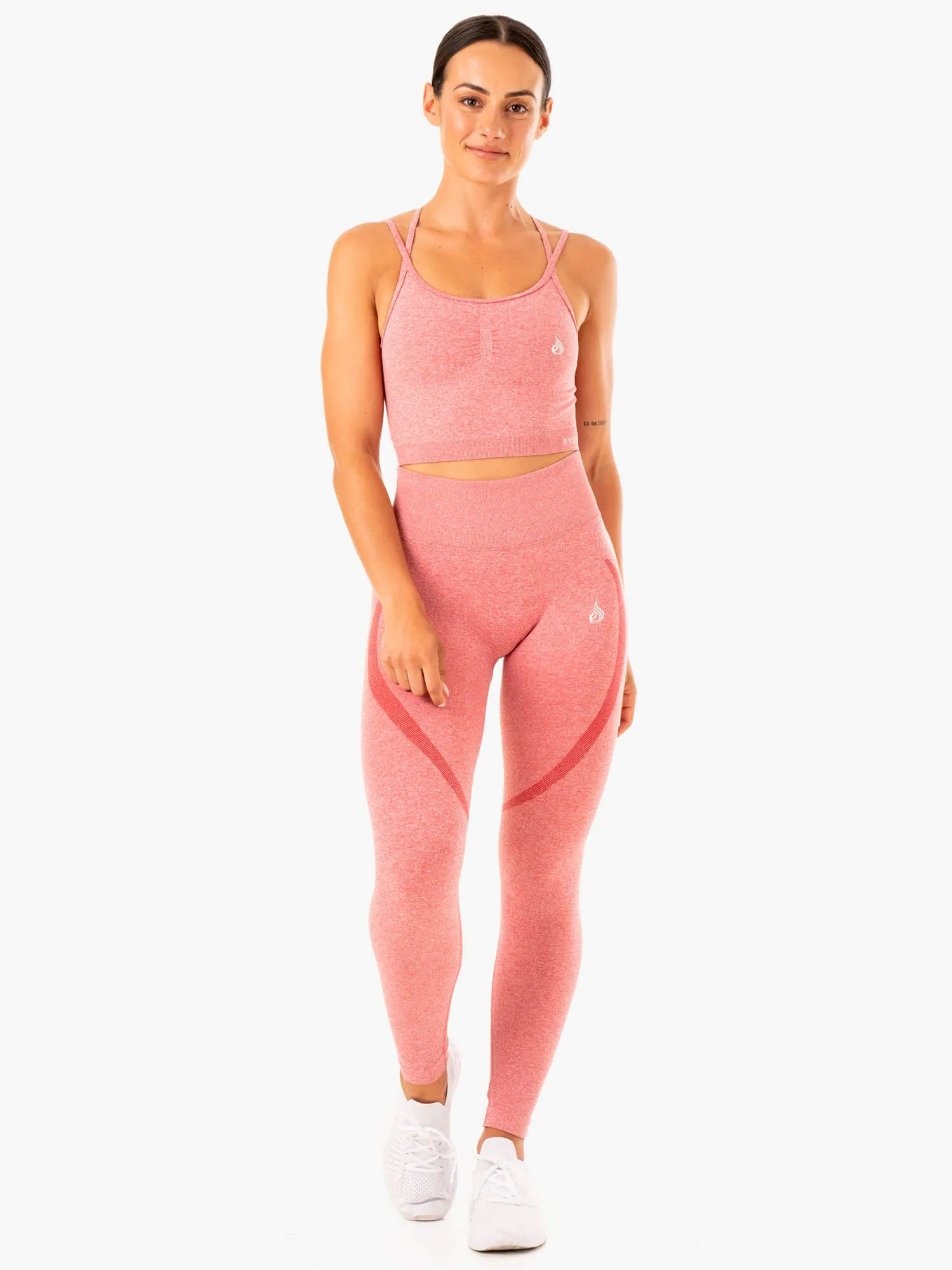 Sculpt Seamless Tank - Pink Marl sold by Ryderwear product image thumbnail 5