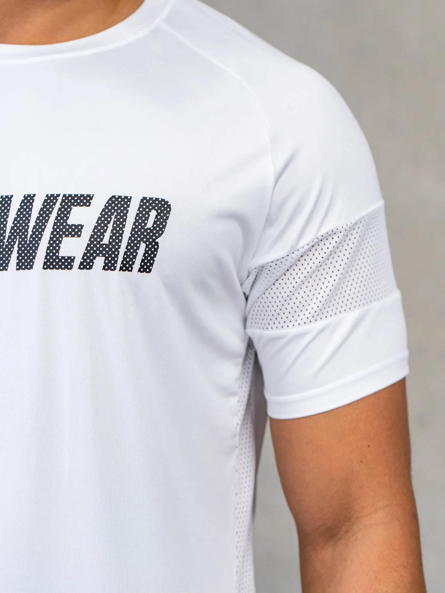Flex Mesh T-Shirt - White sold by Ryderwear product image thumbnail 3