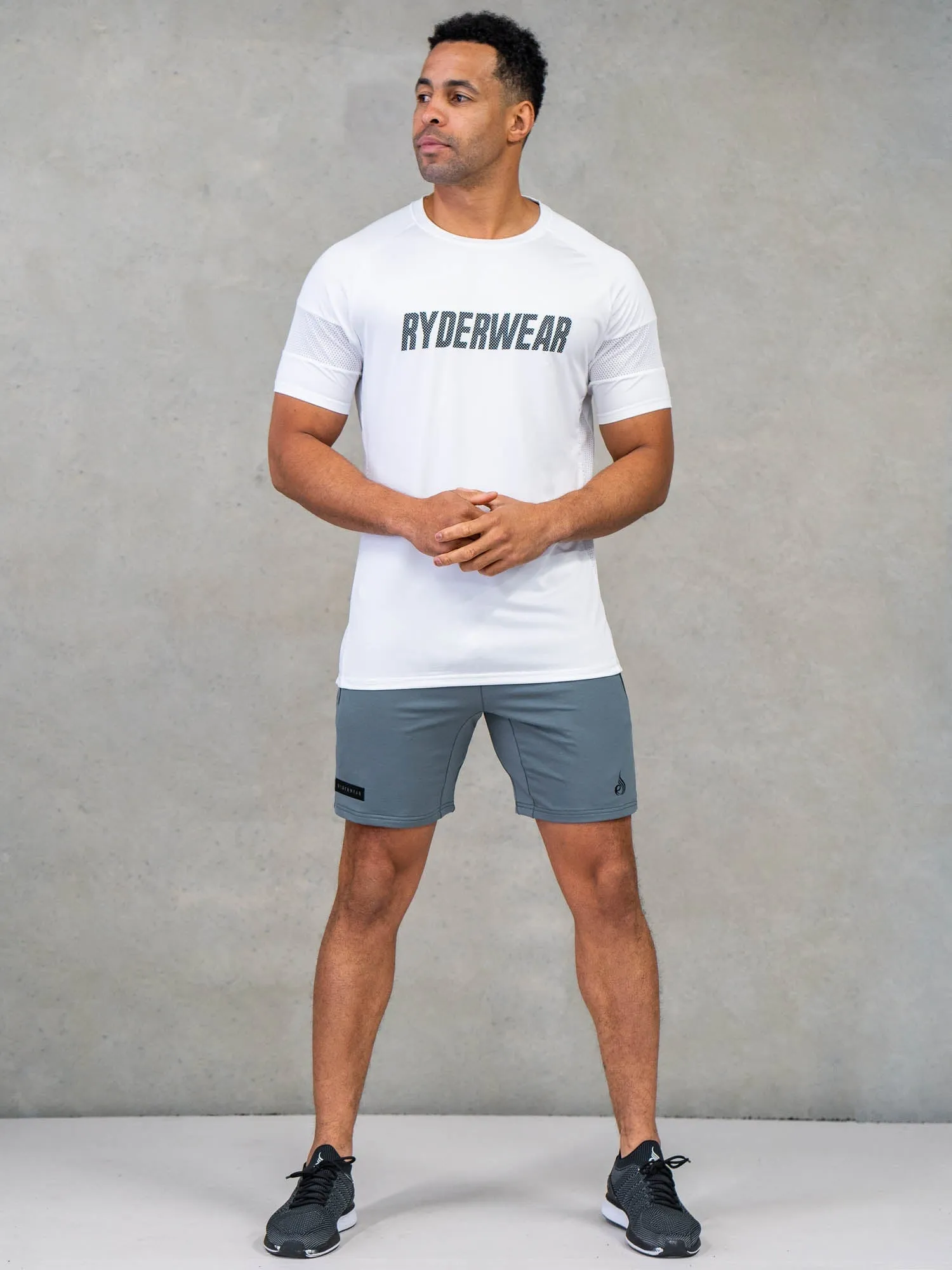 Flex Mesh T-Shirt - White sold by Ryderwear product image thumbnail 5