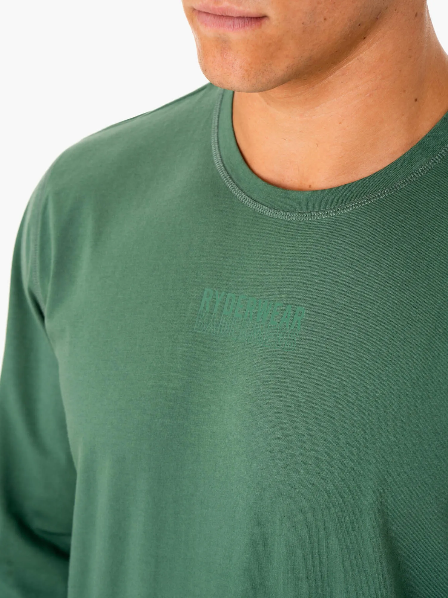 Limitless Long Sleeve T-Shirt - Forest Green sold by Ryderwear product image thumbnail 3