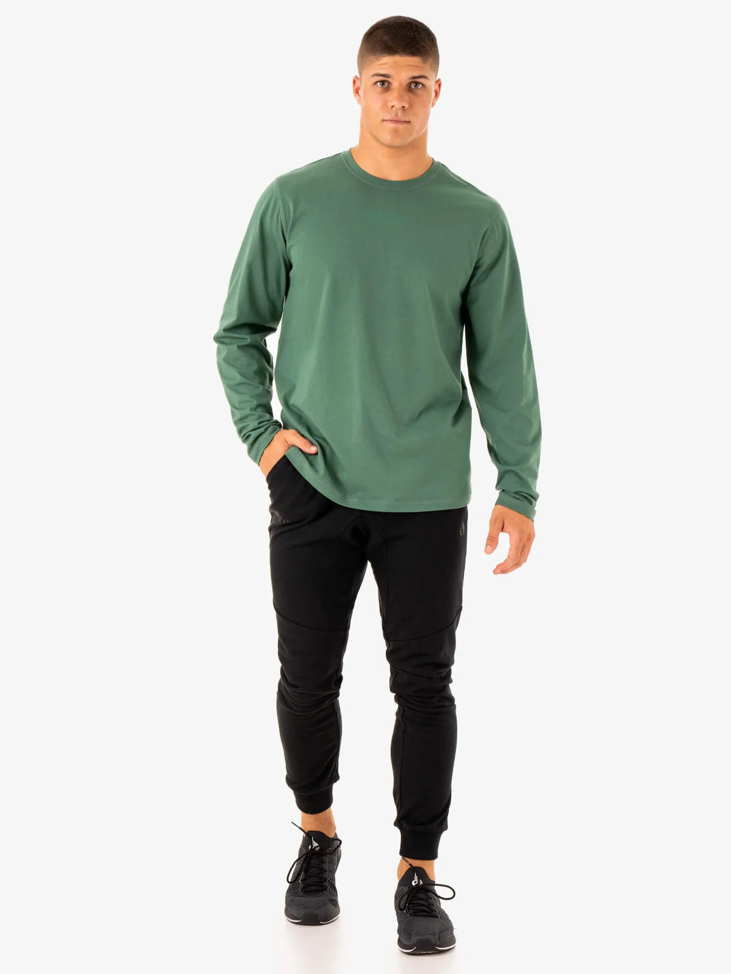 Limitless Long Sleeve T-Shirt - Forest Green sold by Ryderwear product image thumbnail 5