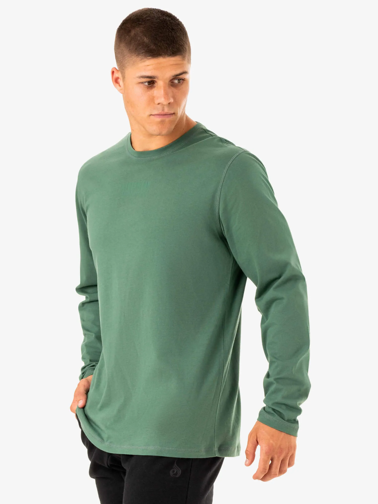 Limitless Long Sleeve T-Shirt - Forest Green sold by Ryderwear product image thumbnail 4