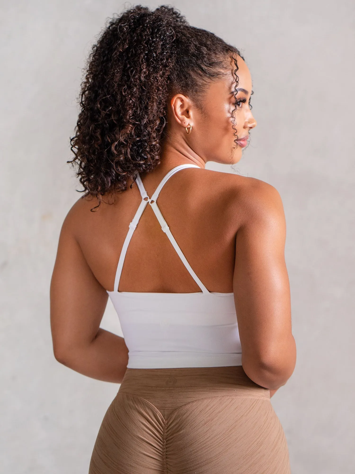 Icon Tank Bra - White sold by Ryderwear product image thumbnail 2