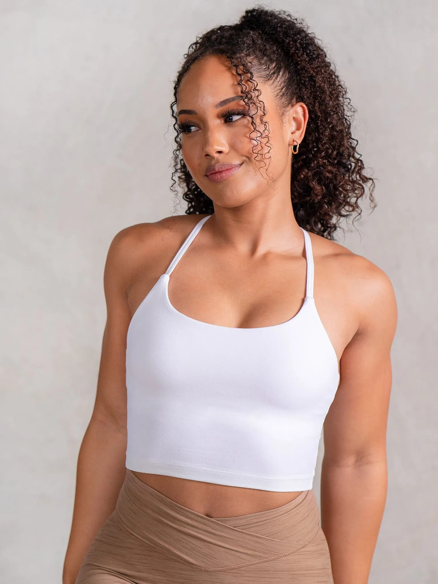 Icon Tank Bra - White sold by Ryderwear product image thumbnail 3