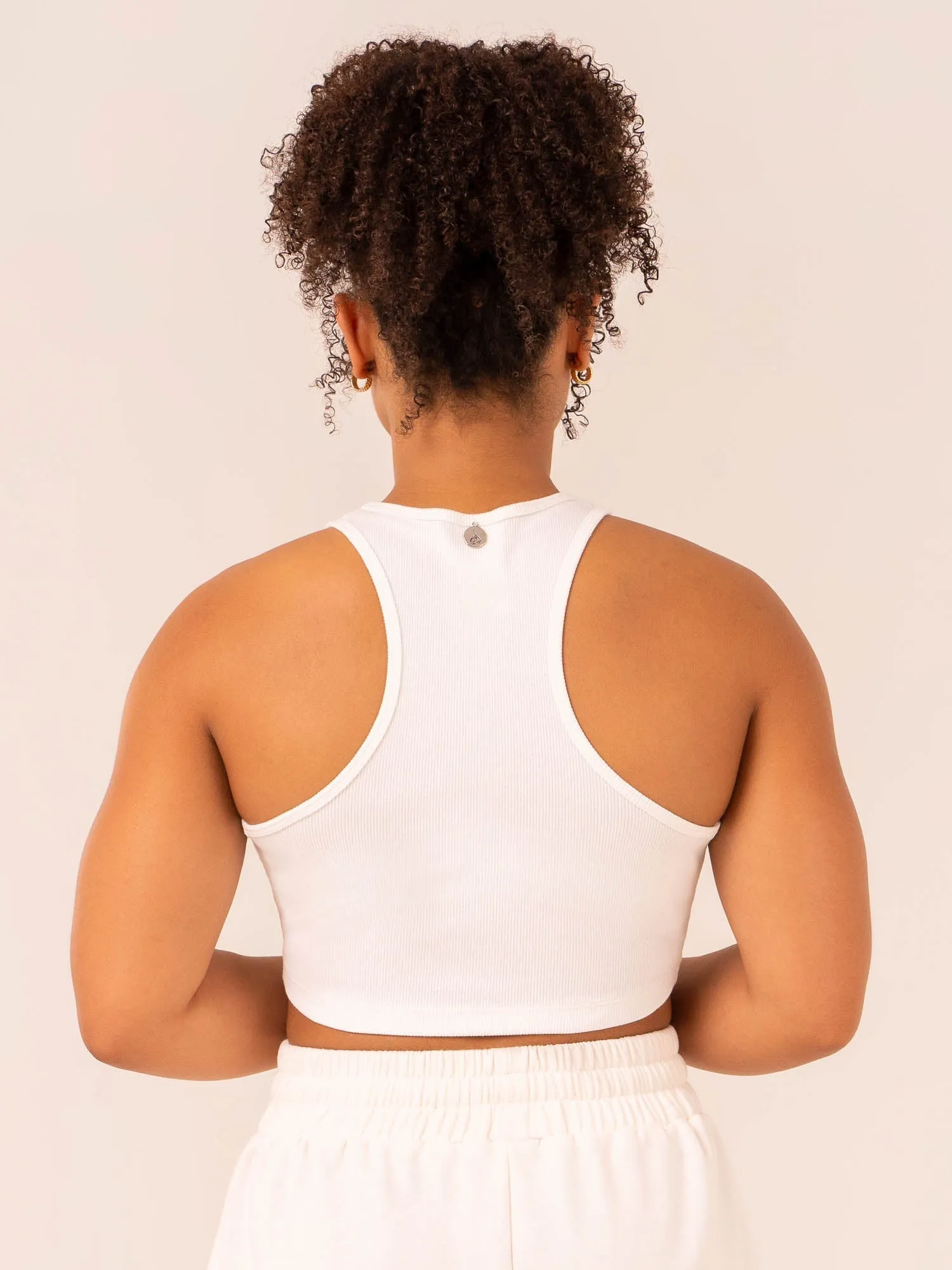 Tempo Rib Tank - Off White sold by Ryderwear product image thumbnail 5