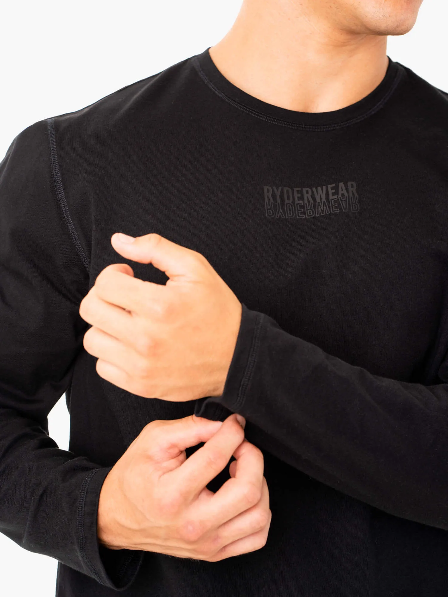 Limitless Long Sleeve T-Shirt - Black sold by Ryderwear product image thumbnail 4