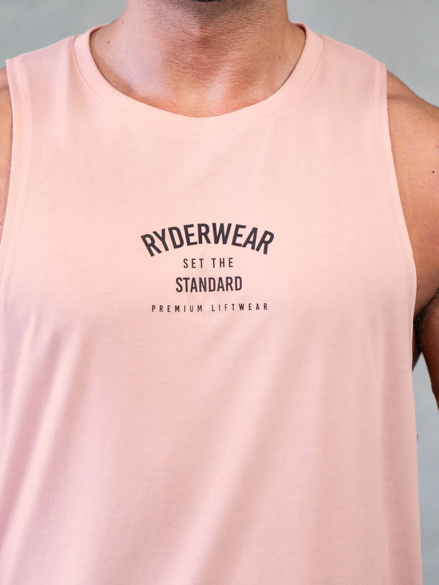 Legacy Drop Armhole Tank - Faded Pink sold by Ryderwear product image thumbnail 4