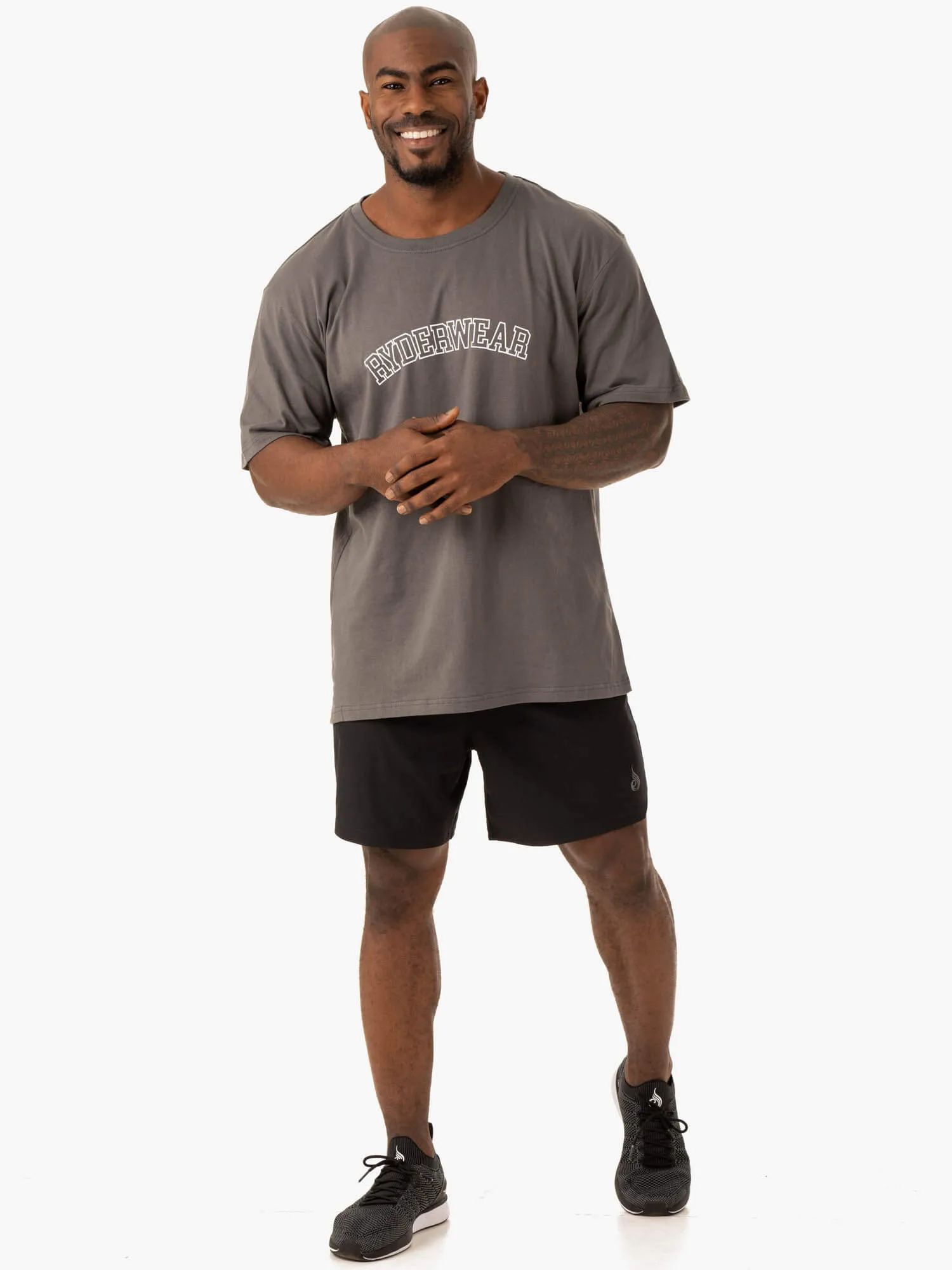Oversized T-Shirt - Charcoal sold by Ryderwear product image thumbnail 4