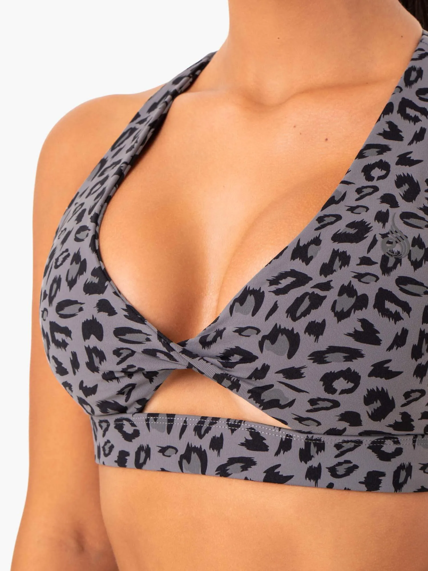 Adapt Twist Sports Bra - Grey Leopard sold by Ryderwear product image thumbnail 4