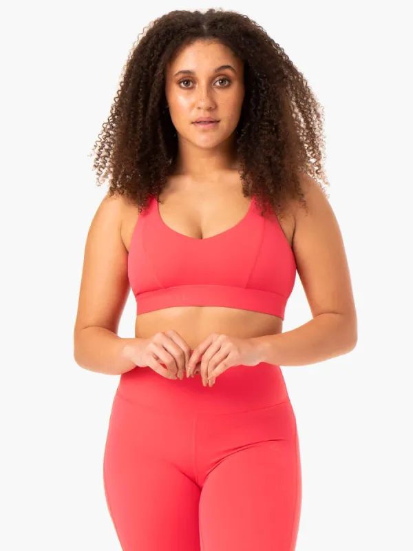 NKD Align Sports Bra - Watermelon sold by Ryderwear