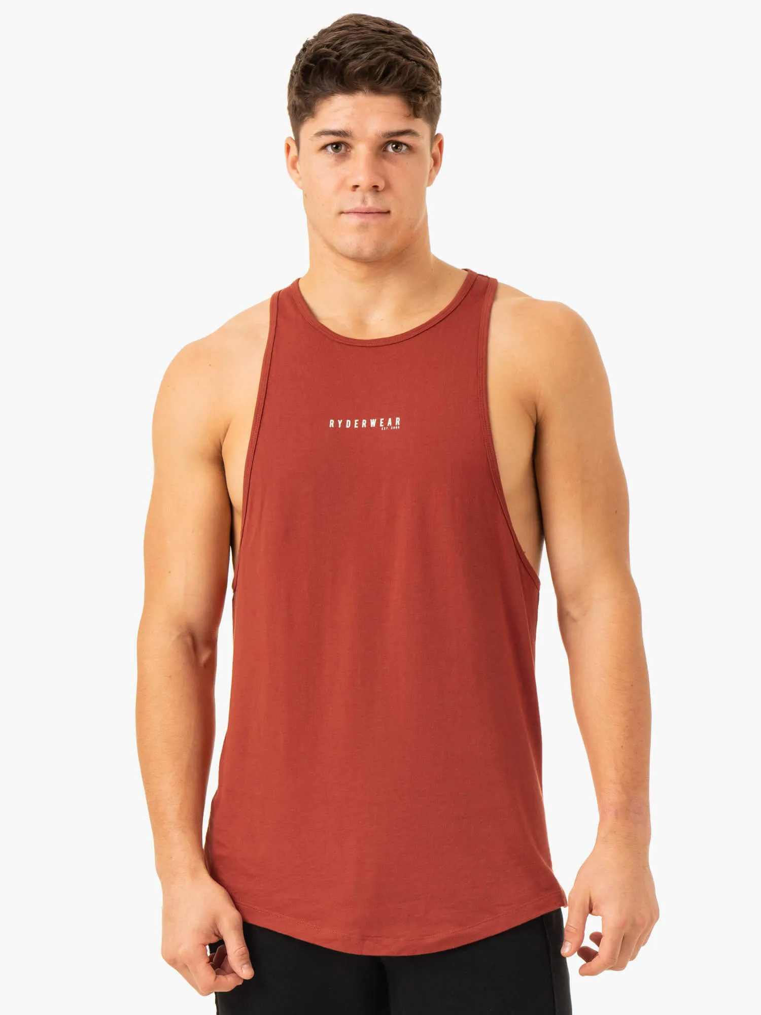Pursuit Baller Tank - Red Clay sold by Ryderwear