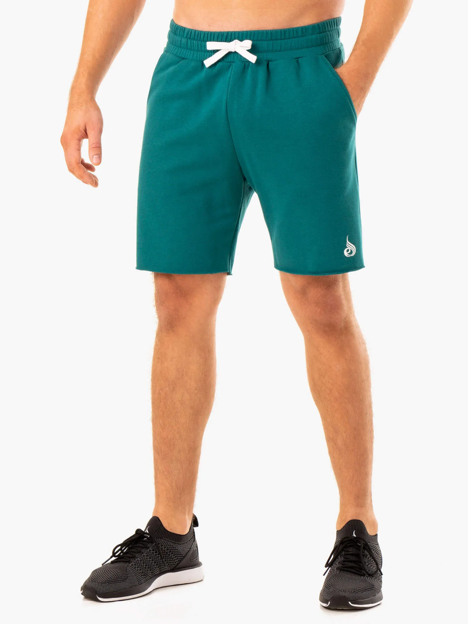 Recharge Track Gym Short - Teal sold by Ryderwear