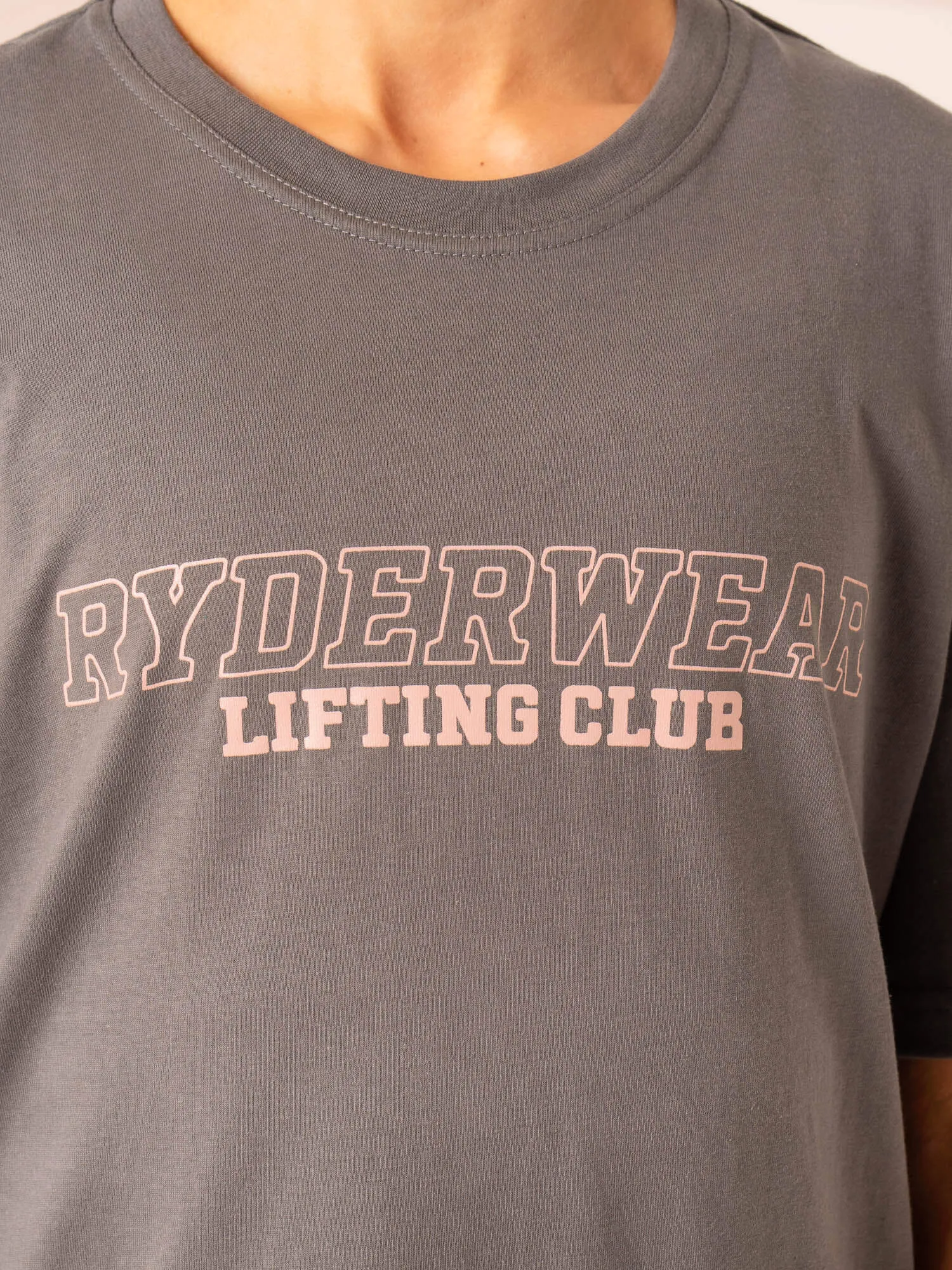 Lifting Club T-Shirt - Charcoal sold by Ryderwear product image thumbnail 2
