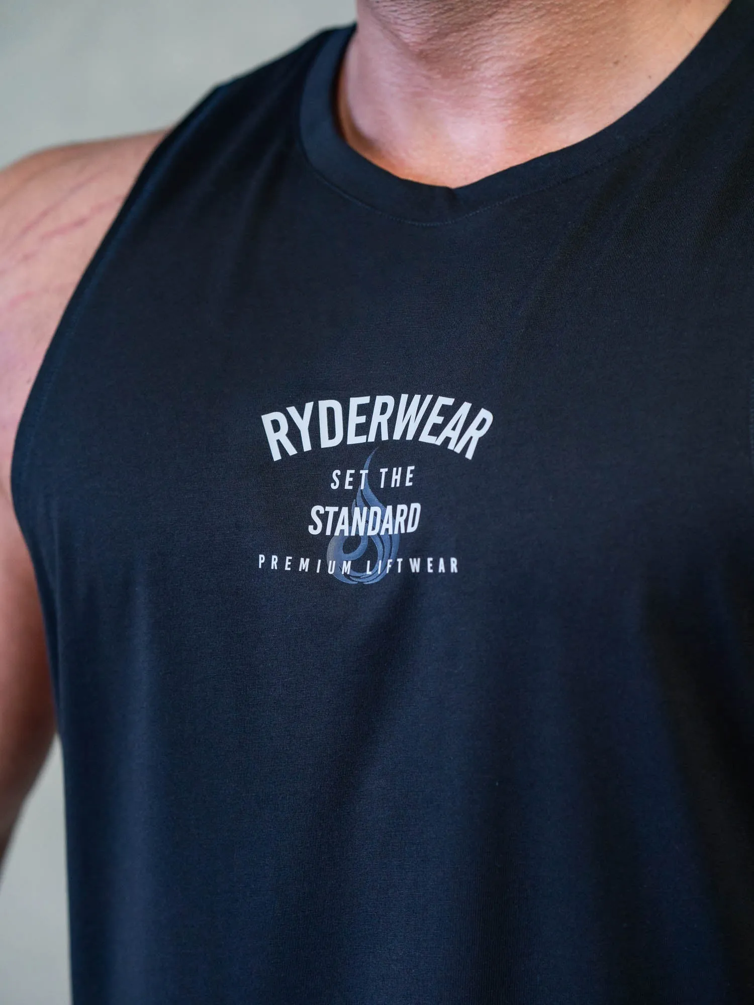 Legacy Drop Armhole Tank - Black sold by Ryderwear product image thumbnail 4