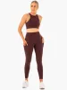 Reset High Impact Sports Bra - Chocolate sold by Ryderwear