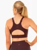 Reset High Impact Sports Bra - Chocolate sold by Ryderwear