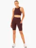 Reset High Impact Sports Bra - Chocolate sold by Ryderwear
