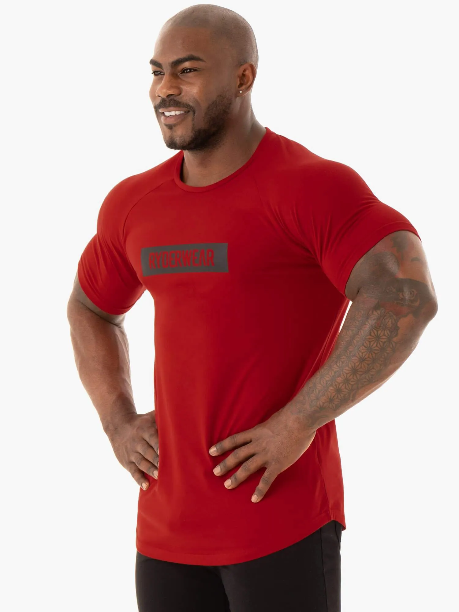 Base T-Shirt - Red sold by Ryderwear product image thumbnail 3