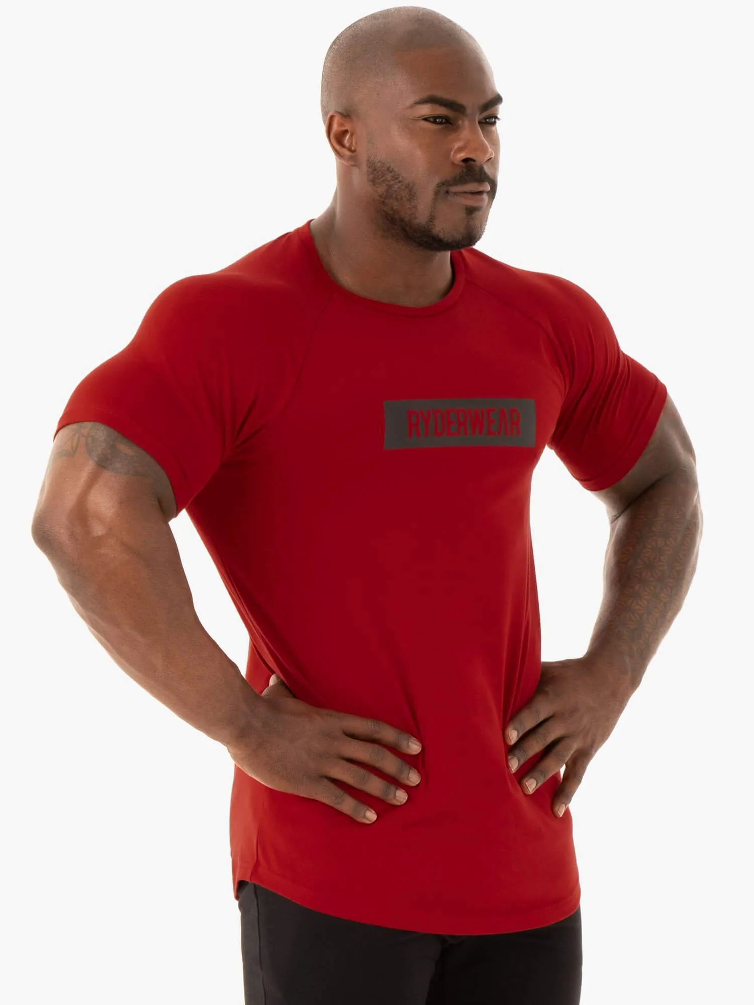 Base T-Shirt - Red sold by Ryderwear product image thumbnail 4