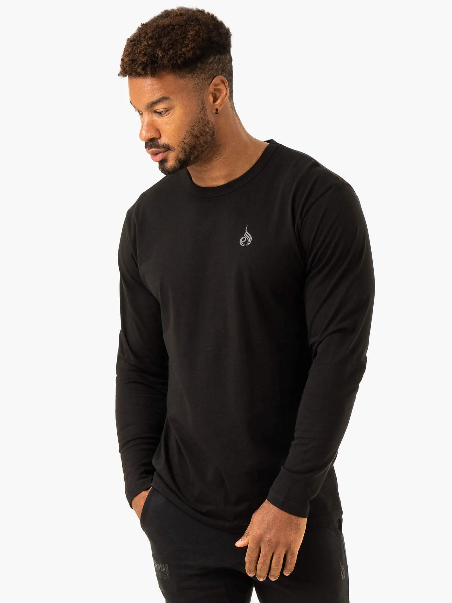 Lift Long Sleeve T-Shirt - Black sold by Ryderwear product image thumbnail 2