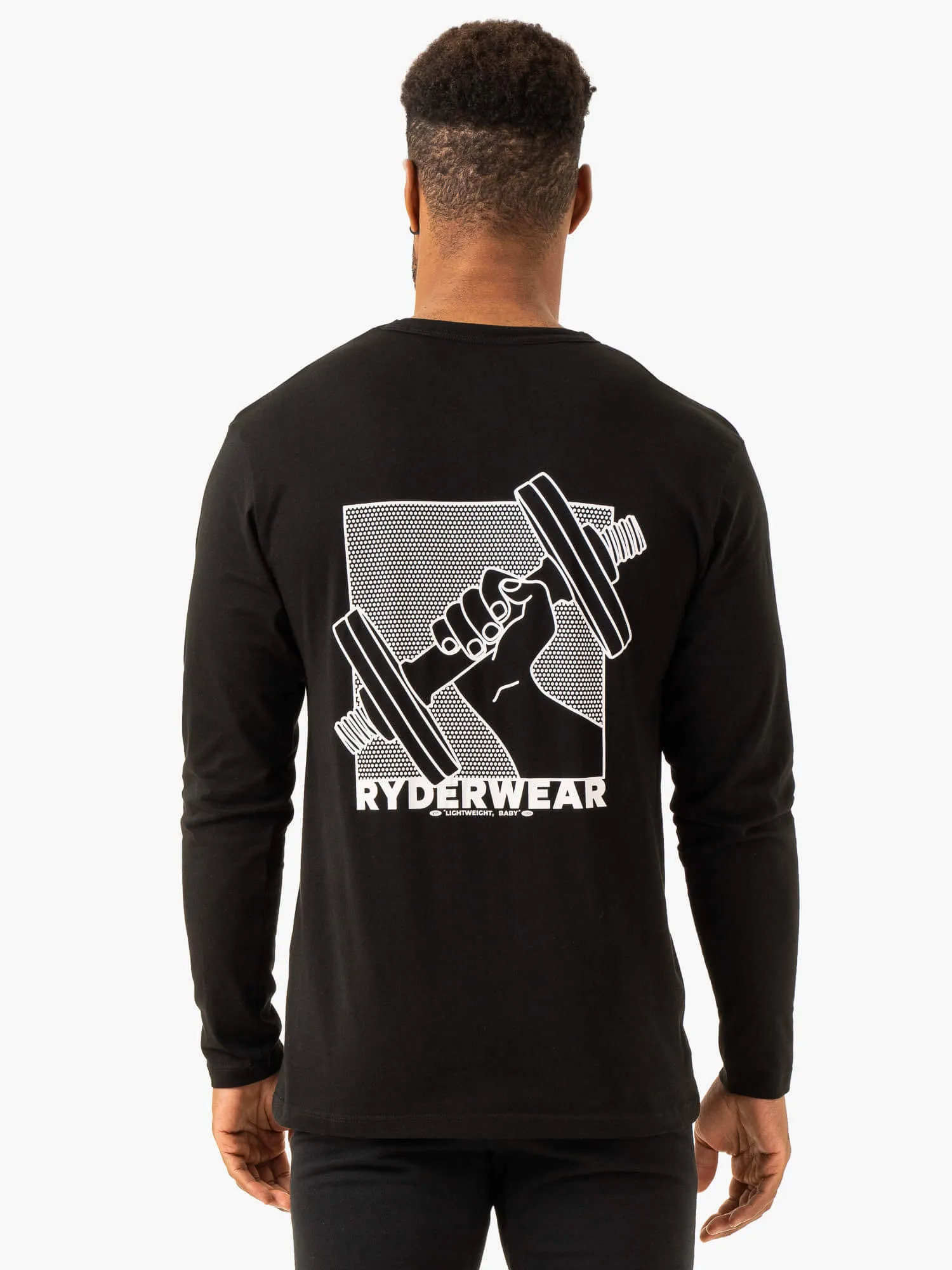 Lift Long Sleeve T-Shirt - Black sold by Ryderwear product image thumbnail 3