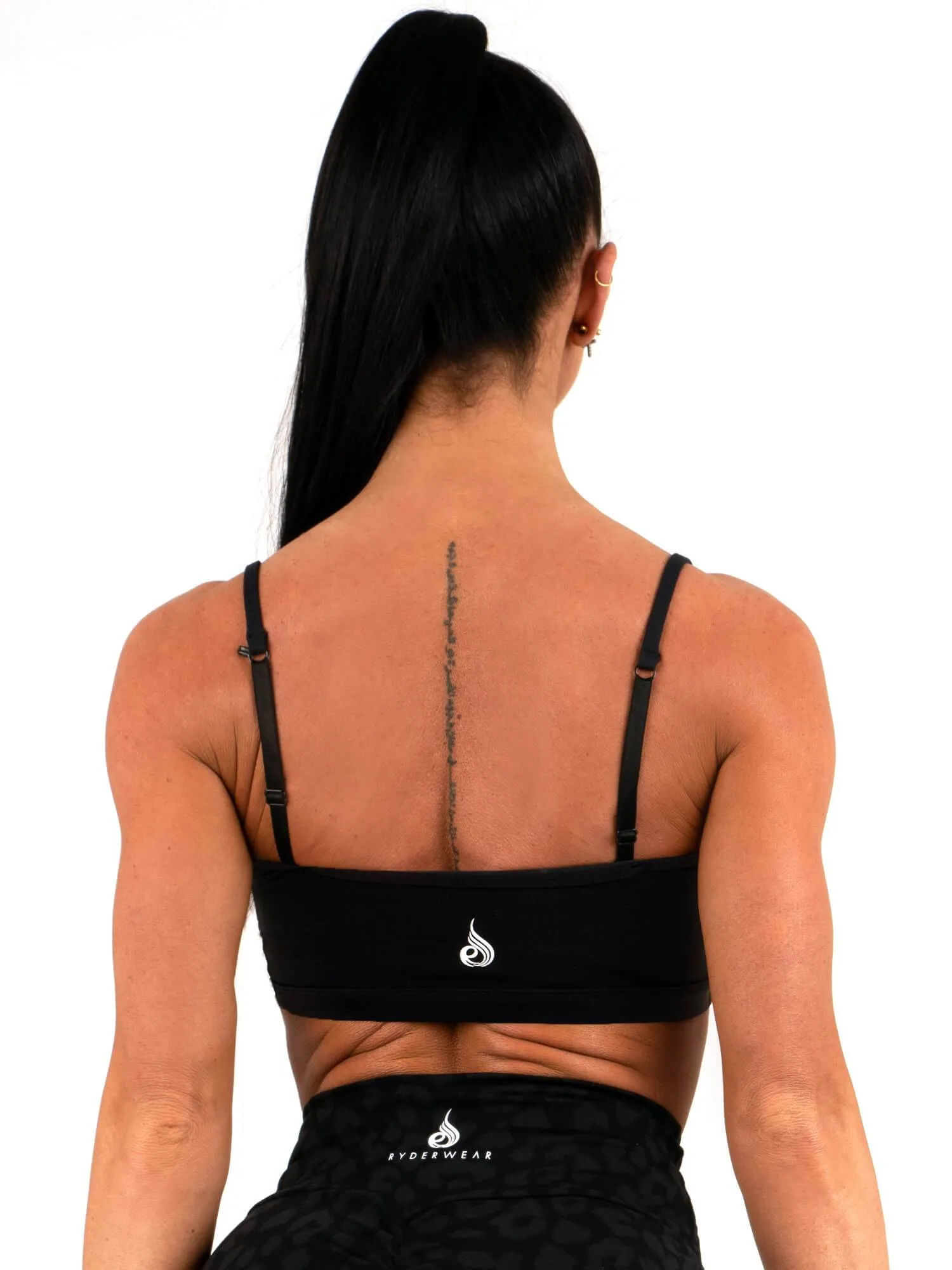 Staples Sports Bra - Black sold by Ryderwear product image thumbnail 5