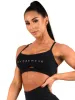 Staples Sports Bra - Black sold by Ryderwear