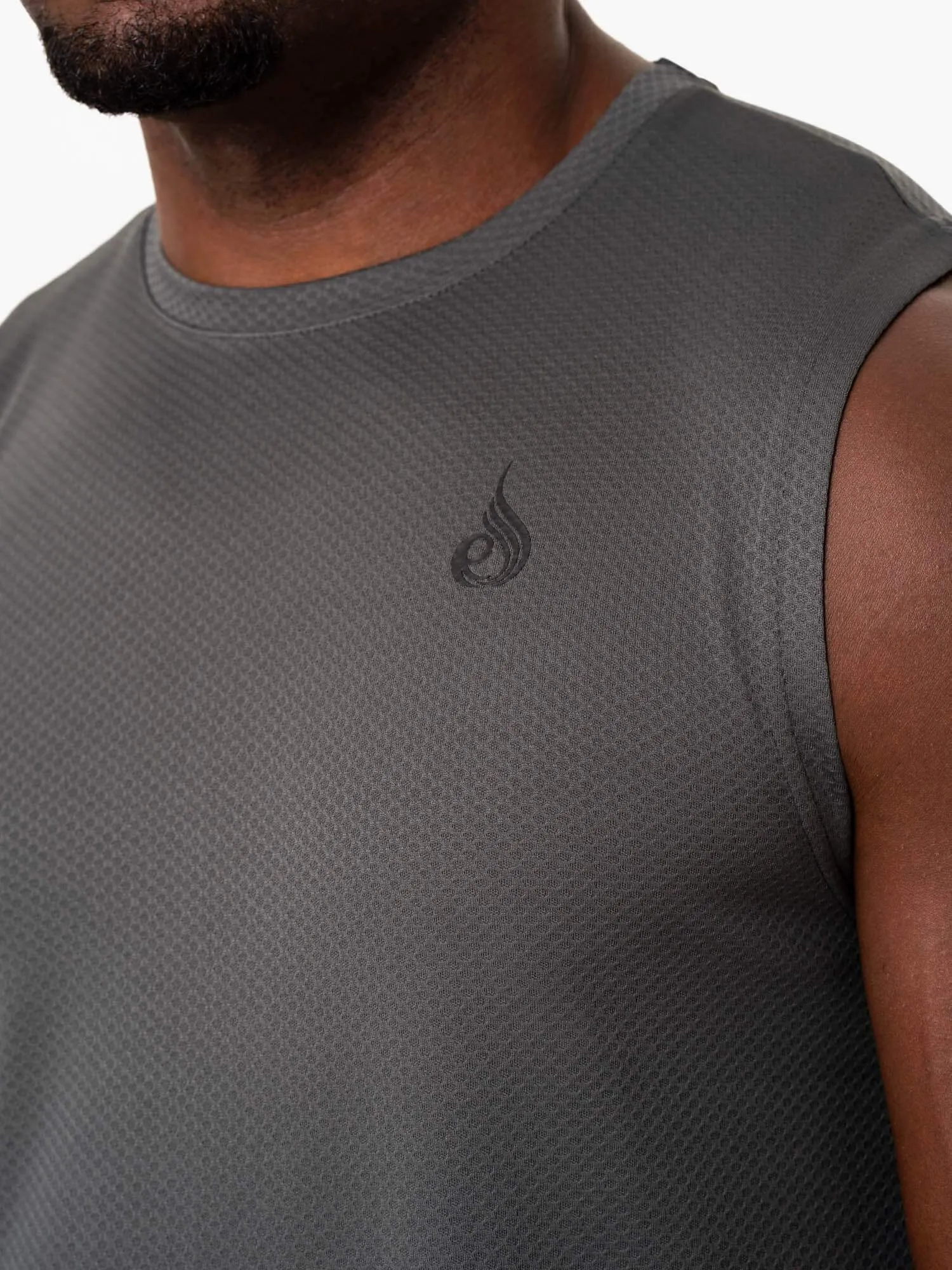 Reflex Mesh Baller Tank - Charcoal sold by Ryderwear product image thumbnail 4