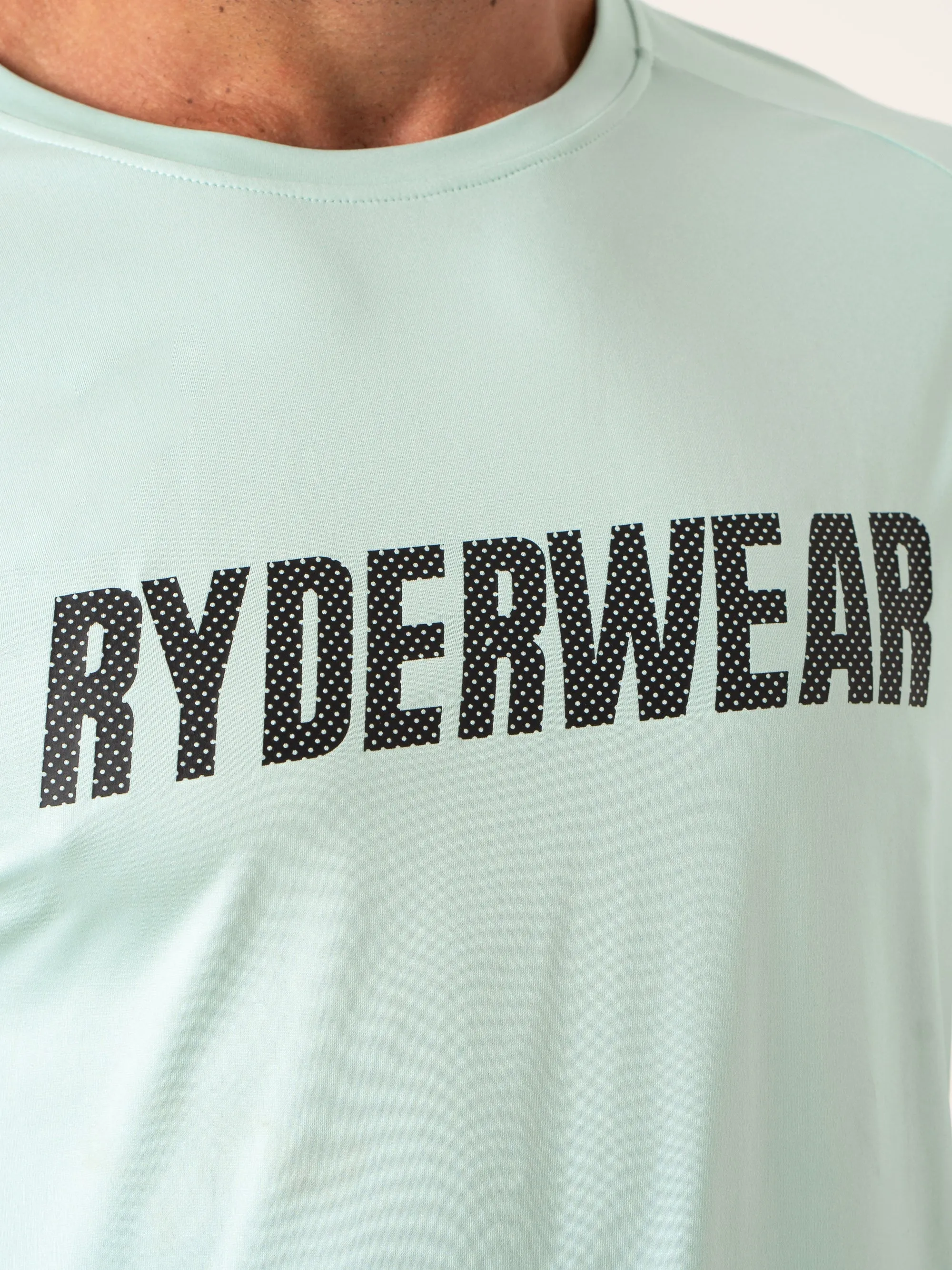 Flex Mesh T-Shirt - Aqua sold by Ryderwear product image thumbnail 4