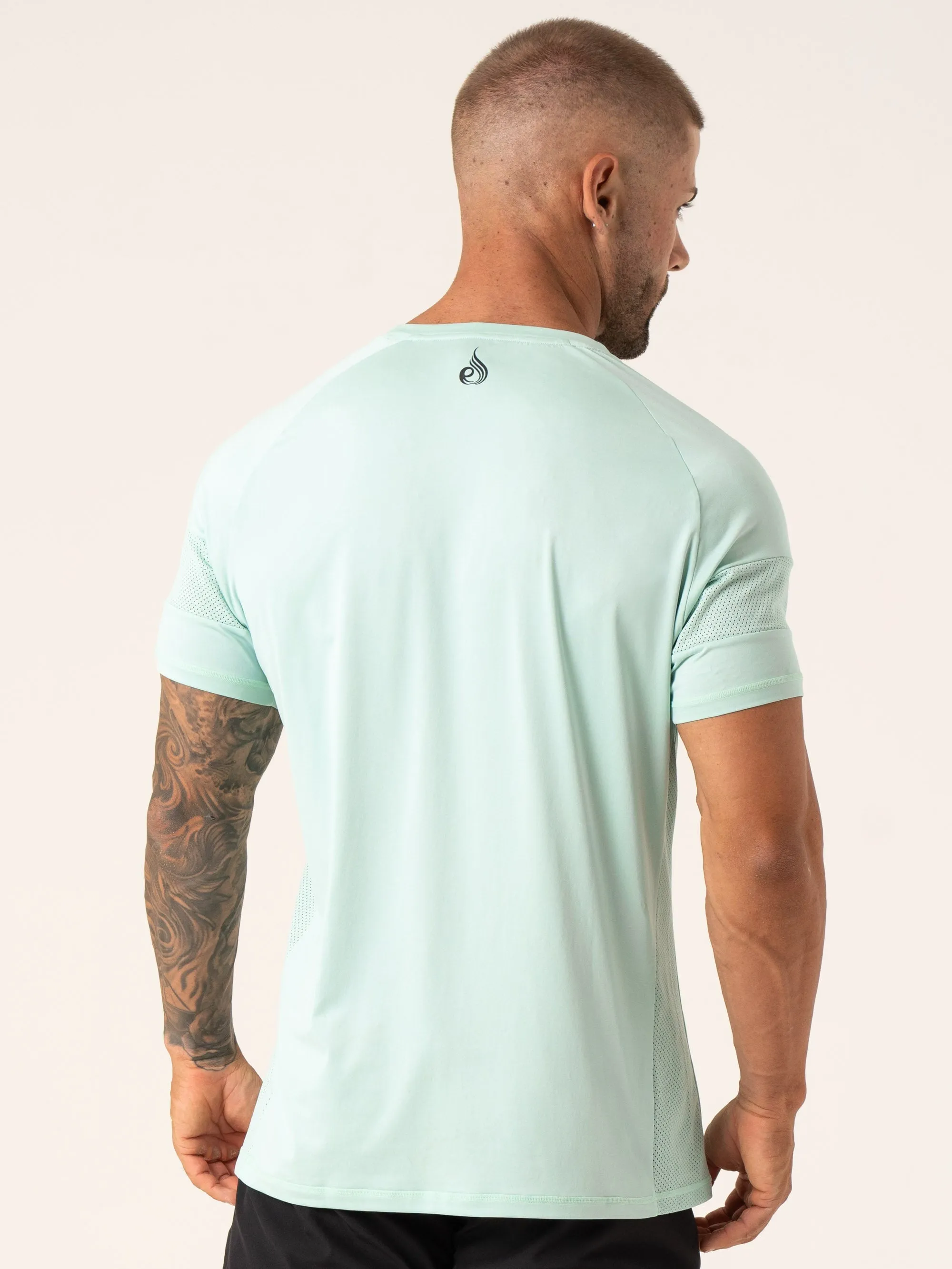 Flex Mesh T-Shirt - Aqua sold by Ryderwear product image thumbnail 2