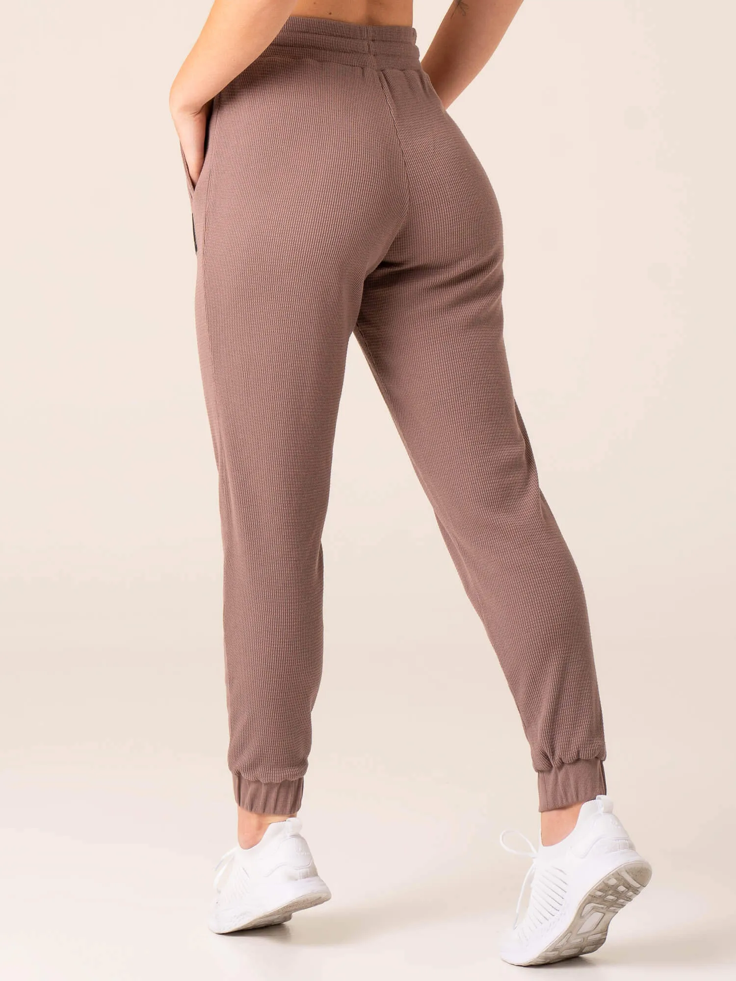 Women's Waffle Lounge Pants - Taupe sold by Ryderwear product image thumbnail 2